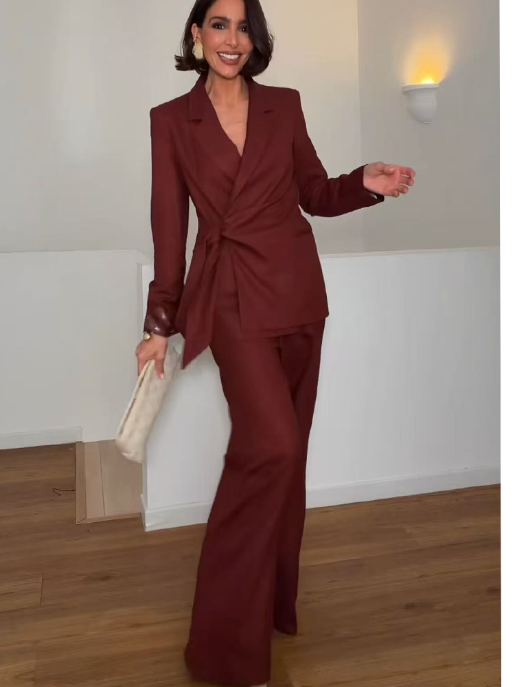 Women'S Formal Wear Suit - Fashion Office Ladies Blazer Pants Suit