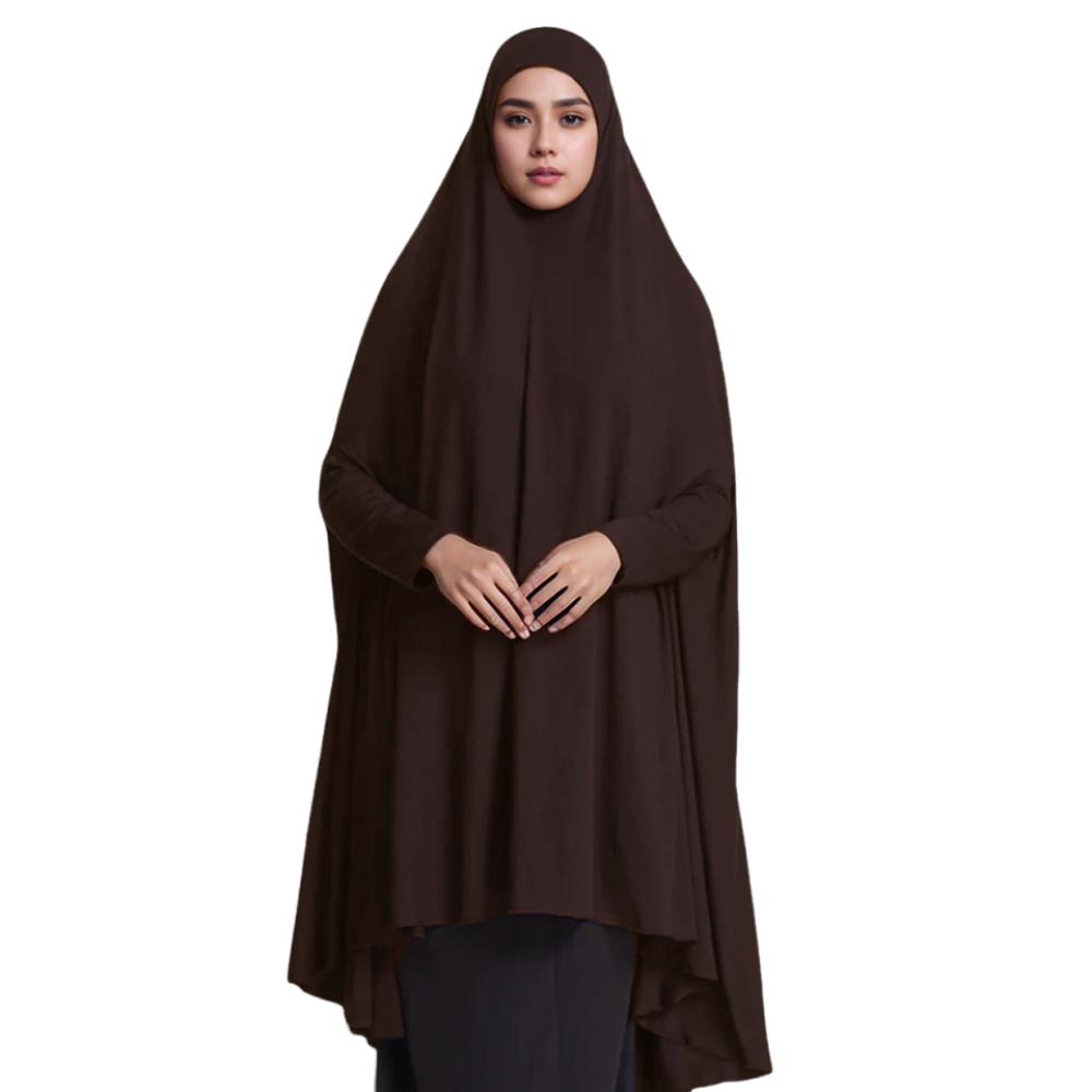 Women Formal Wear Hijab - Caftan Plain Muslim Abayas Modest Wear