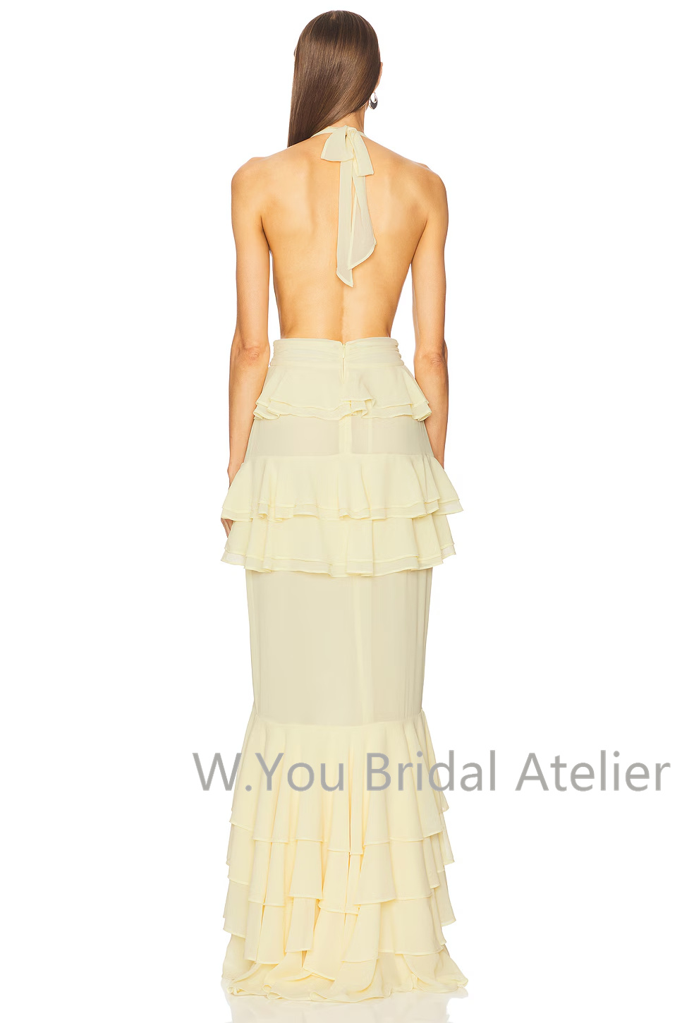 Women'S Formal Wear Wedding Guest - Evening Dresses Deep V Neck Halter
