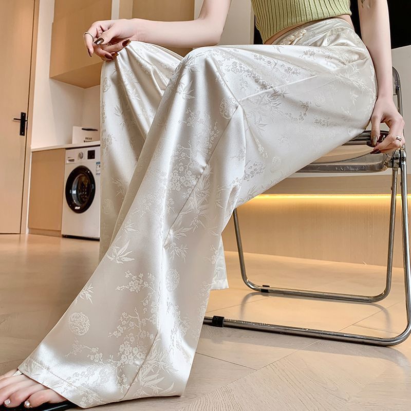 Tailored Trouser Wide - Wide Leg Pants Cotton Woman Womens