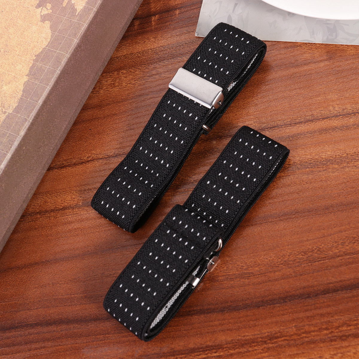 Women Formal Wear Office - 1Pair Anti Slip Shirt Armband Chinlon