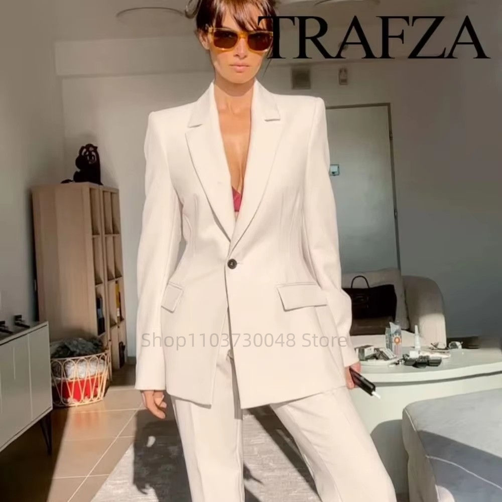Women'S Formal Wear Suit - Fashion Office Ladies Blazer and Pants