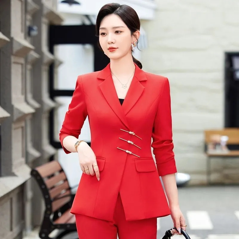 2025 Fashion White Red Black B - Women Formal Wear With Blazer recension och pris