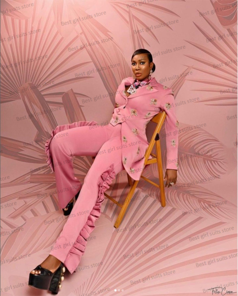 Pink Wedding Women Suit Set Bl - Women'S Formal Wear Wedding Guest recension och pris