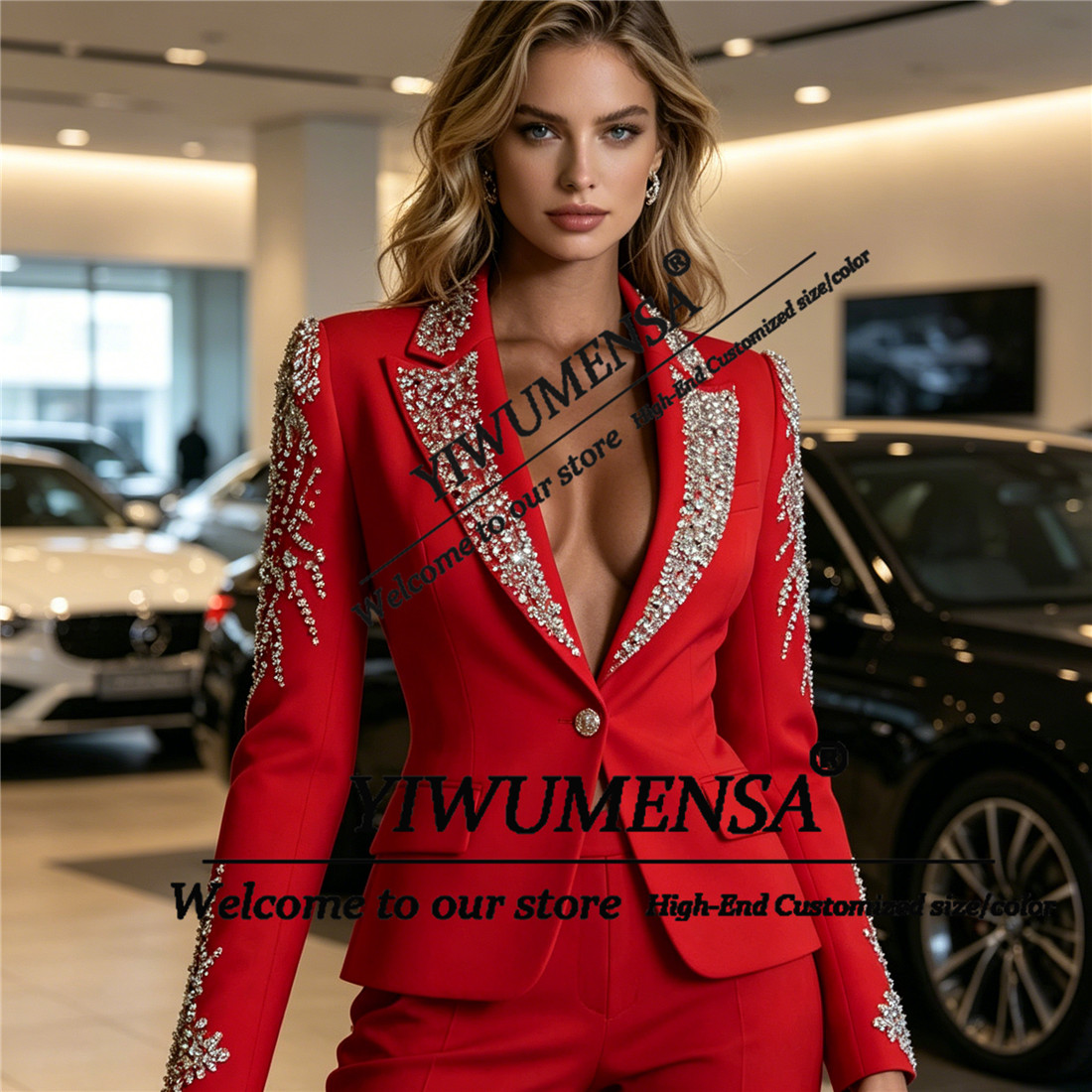 Luxury Women Suits 2 Pieces Se - Women'S Formal Wear Suit recension och pris