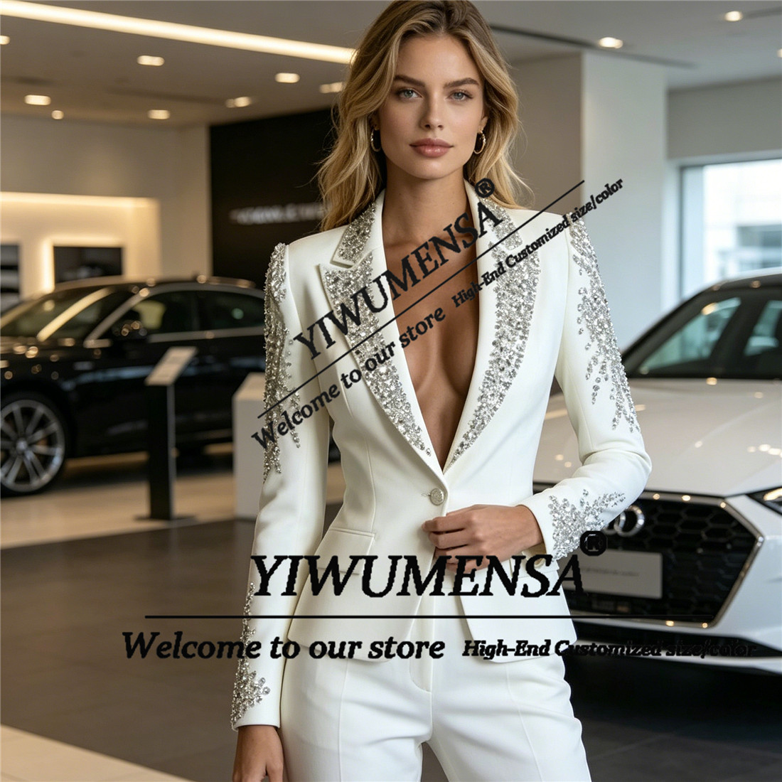 Luxury Women Suits 2 Pieces Se - Women'S Formal Wear Suit recension och pris