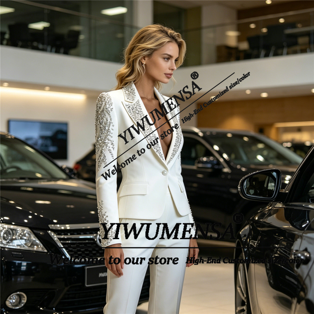 Luxury Women Suits 2 Pieces Se - Women'S Formal Wear Suit recension och pris
