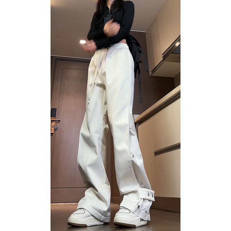 Wide Leg Pants Y2K Womens Autu - Tailored Trouser Wide recension och pris