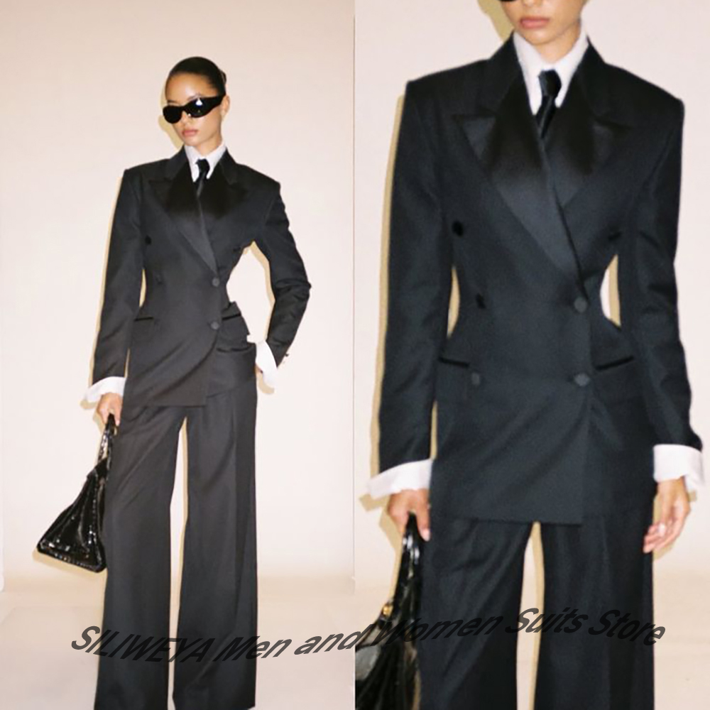 Professional Women's Black Dou - Women Formal Wear Shirt And Pant recension och pris