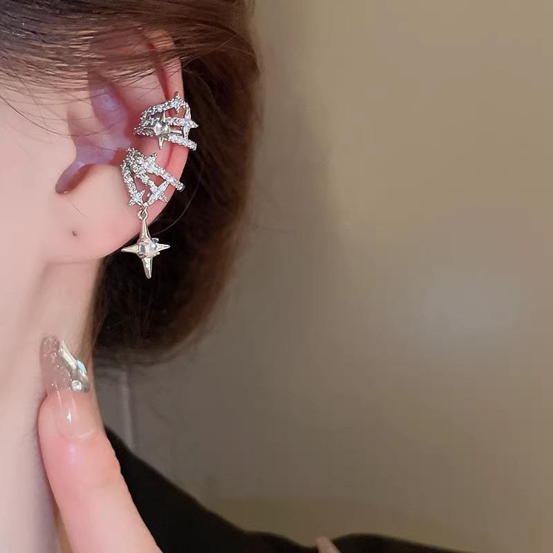 Non Pierced Minimalist Zircon  - Formal Wear Jewelry For Women recension och pris