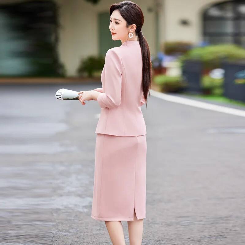 Plus Size Formal Autumn Winter - Women Formal Wear Stitching recension och pris