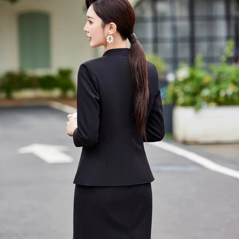 Plus Size Formal Autumn Winter - Women Formal Wear Stitching recension och pris