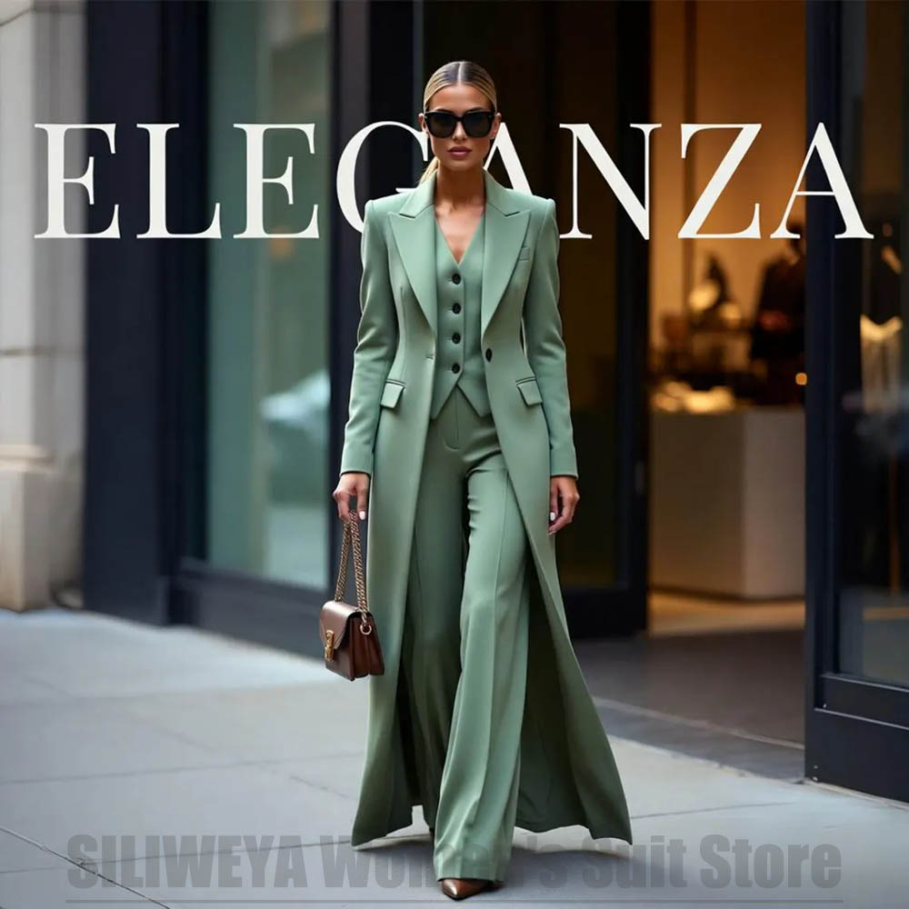 Chic Women's Suit Set Three Pi - Women Formal Wear With Blazer recension och pris