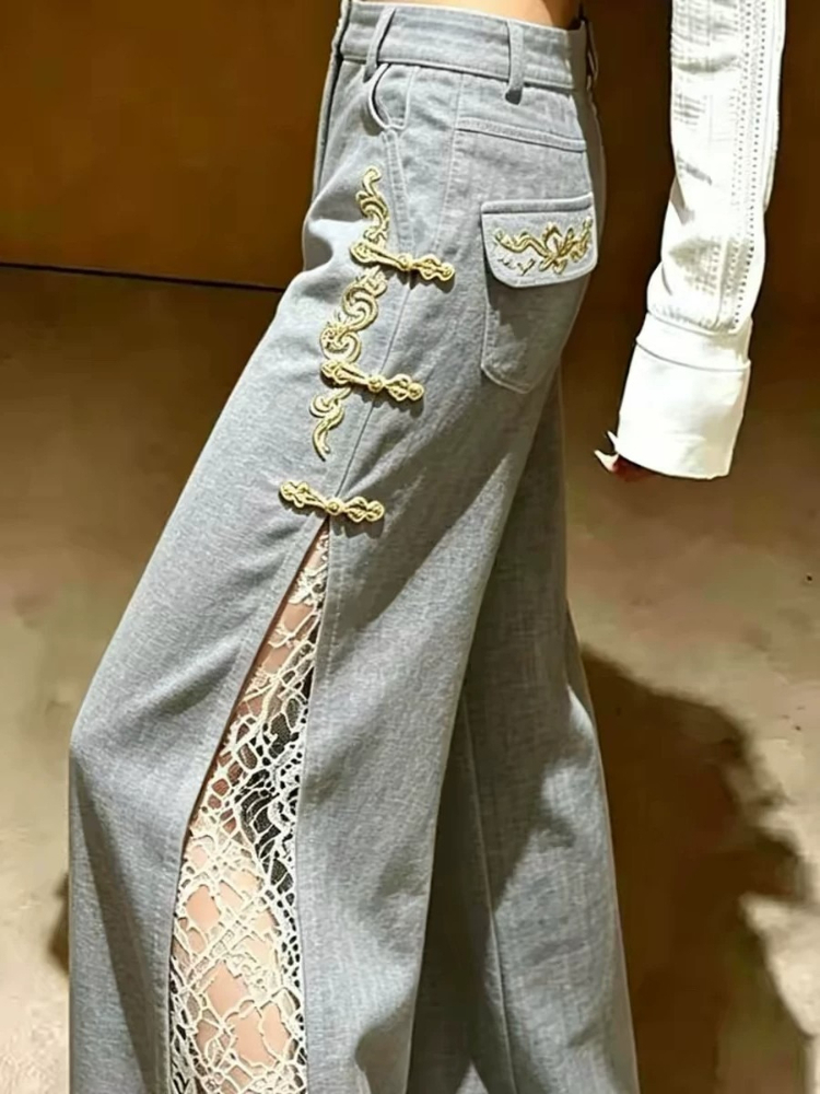 Tailored Trousers Gray Elegant - Tailored Trouser Wide recension och pris