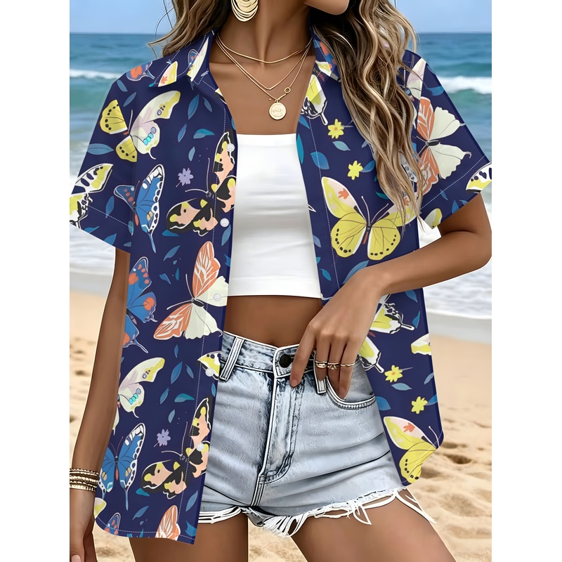 Women's Butterfly Print Full-B - Women Formal Wear Stitching recension och pris