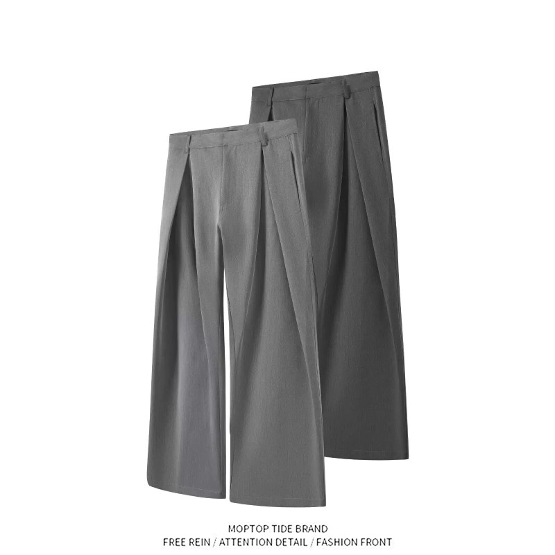 Retro Wide Leg Suit Pants Trou - Tailored Trouser Wide recension och pris