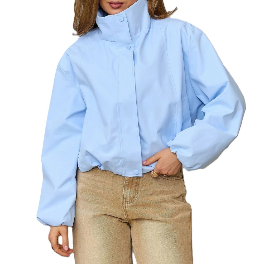 Womens Casual Stand Collar Jac - Women Formal Wear Office recension och pris