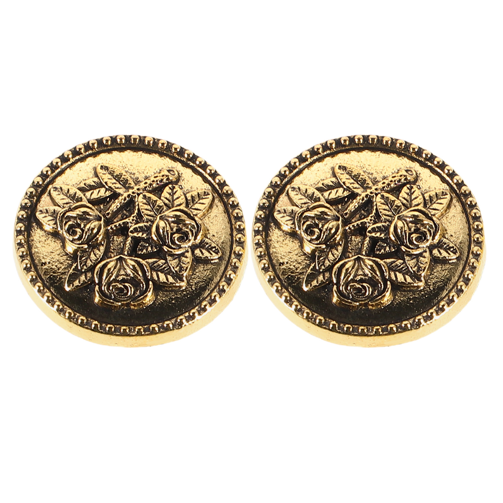 2Pcs Shirt Button Covers Vinta - Formal Wear Jewelry For Women recension och pris