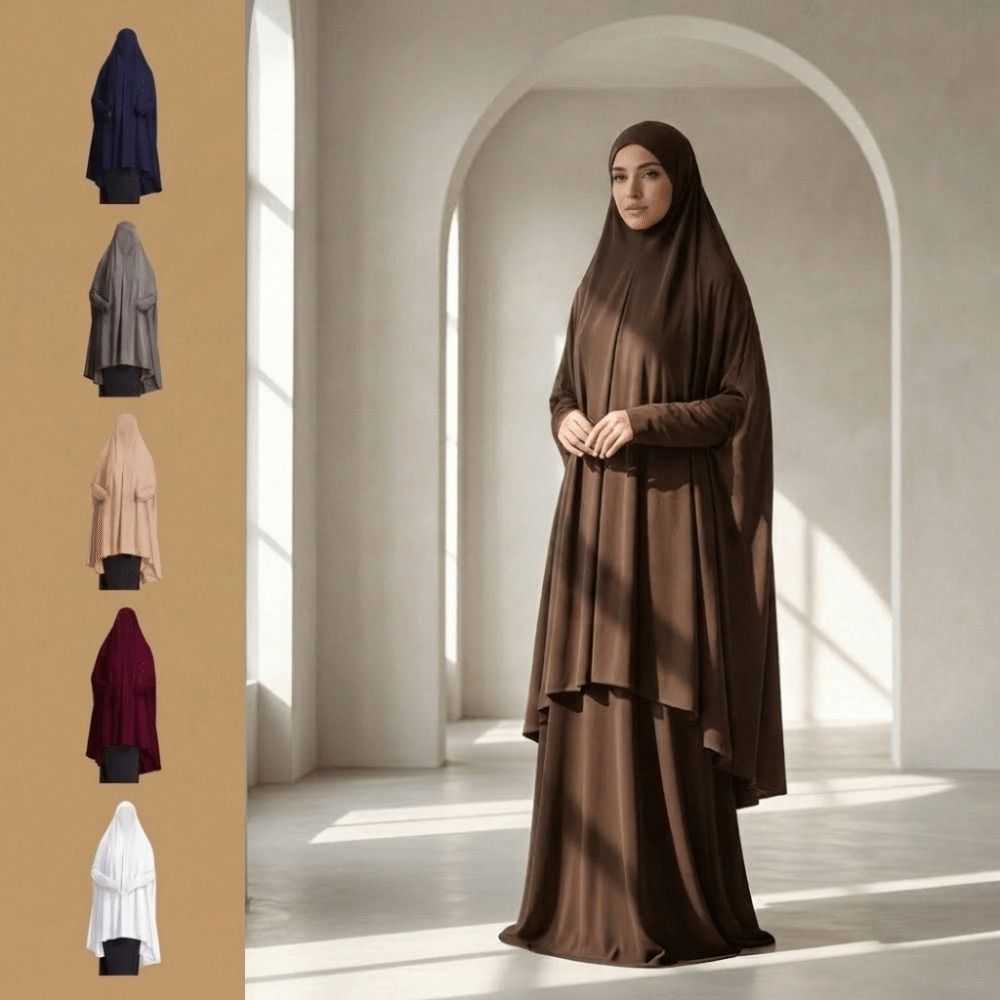 Caftan Plain Muslim Abayas Ele - Women Formal Wear Hijab recension och pris