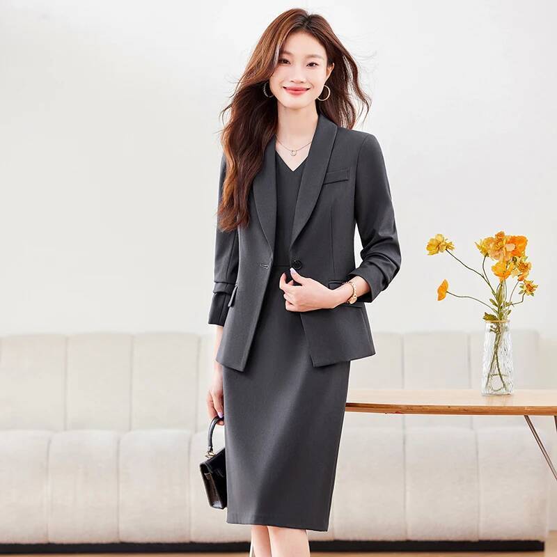 High Quality Fabric Women Busi - Women Formal Wear With Blazer recension och pris