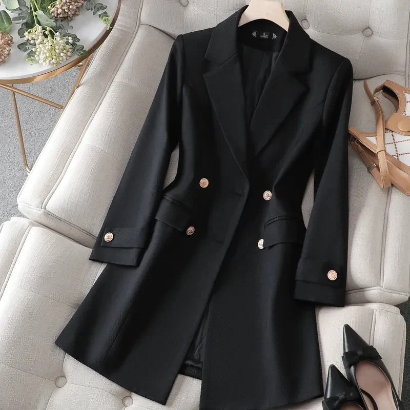Autumn Winter Jacket Women Lon - Women Formal Wear With Blazer recension och pris