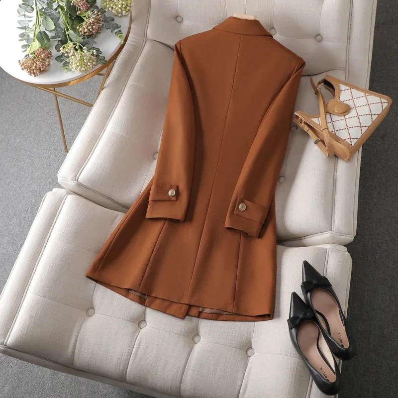 Autumn Winter Jacket Women Lon - Women Formal Wear With Blazer recension och pris