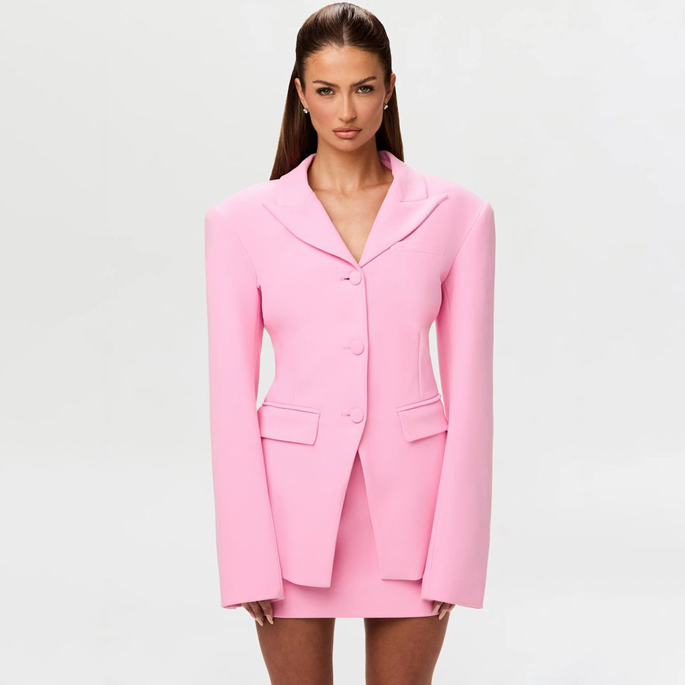 Lively Pink Women's 2Pic Suit  - Women Formal Wear Shirt And Pant recension och pris