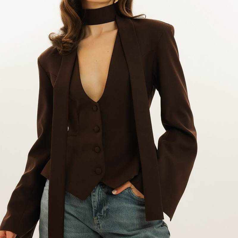 Autumn Women Suit 1 Piece Shor - Women'S Formal Wear Wedding Guest recension och pris