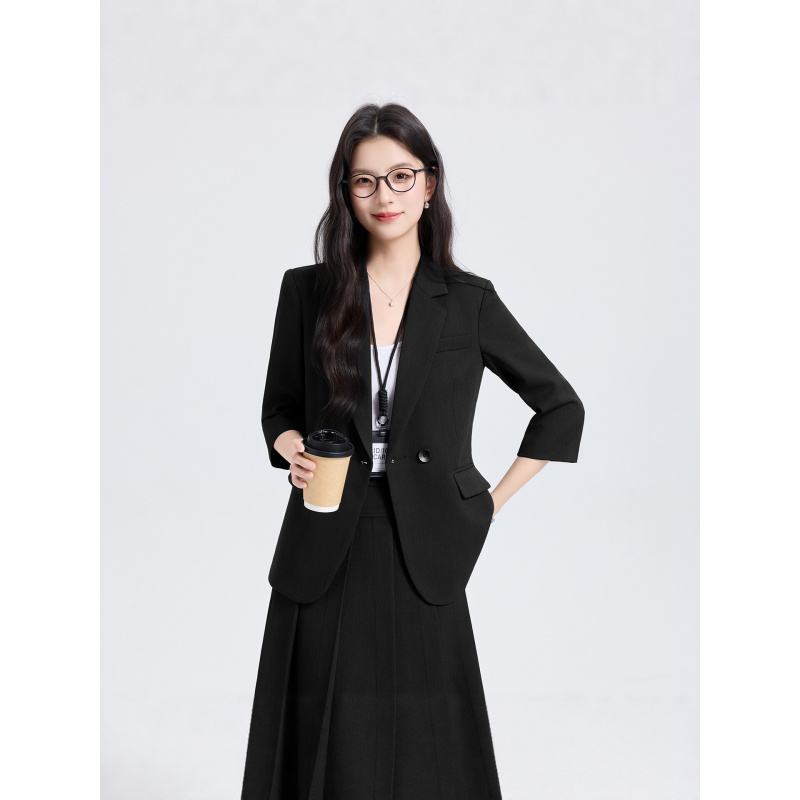 Navy Blue Women's Suit Set for - Women Formal Wear Shirt And Pant recension och pris