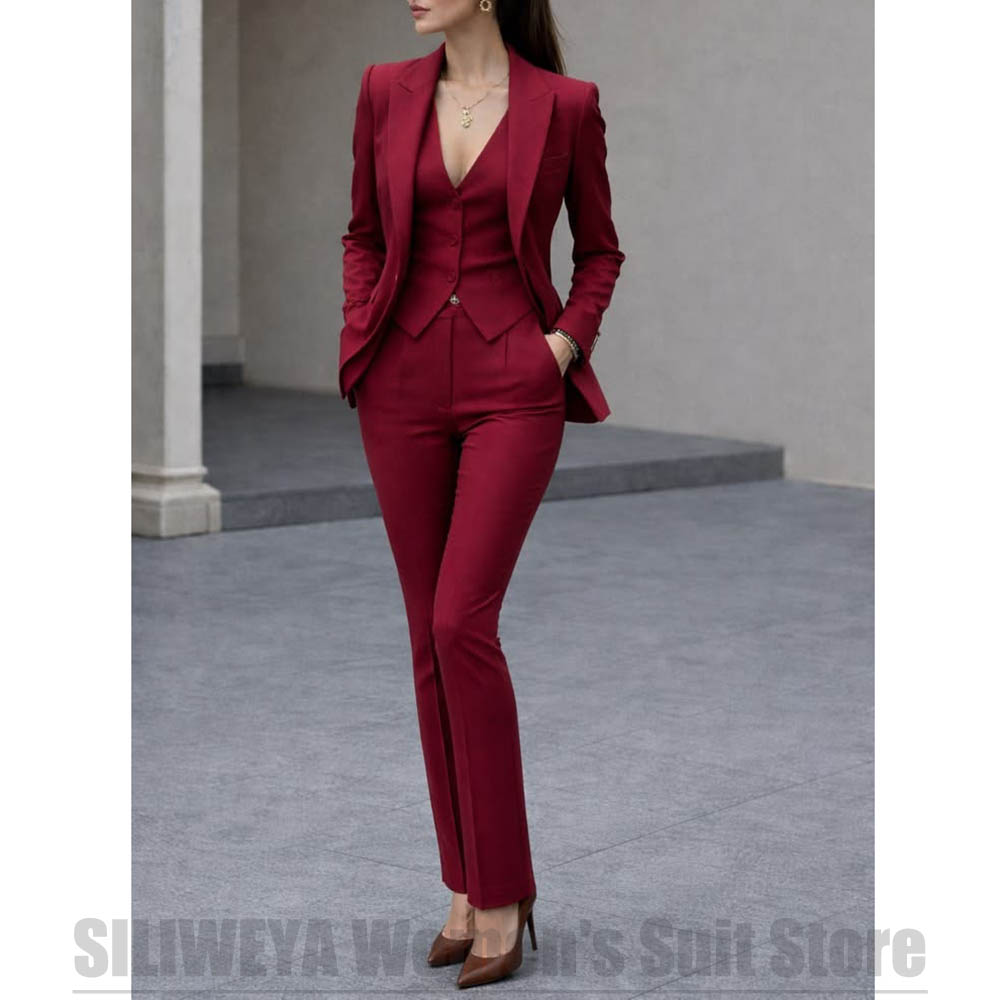Women 3 Piece Suit Set Blazer  - Women Formal Wear With Blazer recension och pris
