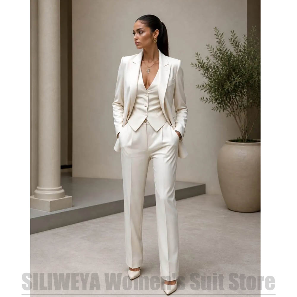 Women 3 Piece Suit Set Blazer  - Women Formal Wear With Blazer recension och pris