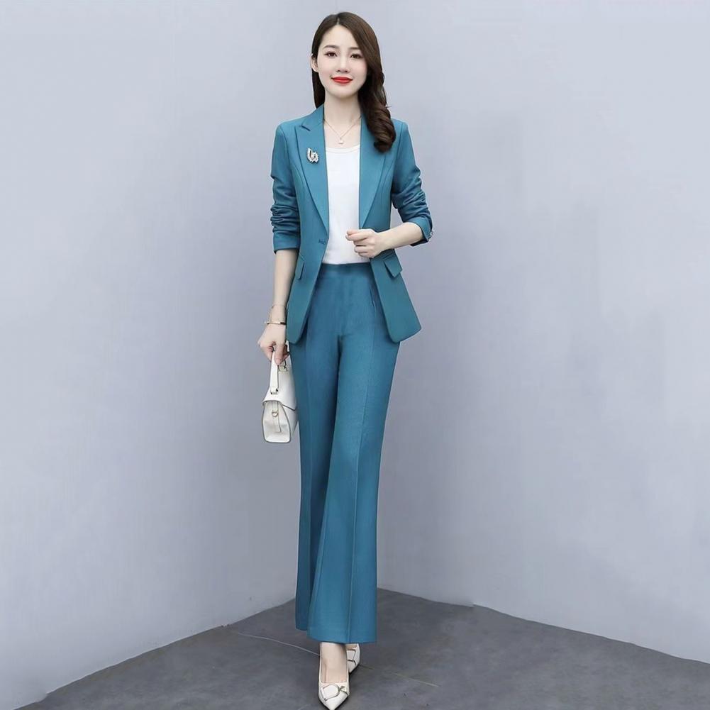 2 Pcs/Set Lady Formal Coat Pan - Women'S Formal Wear Suit recension och pris