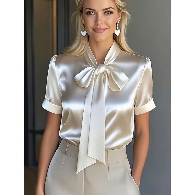 Women'S Elegant Short-Sleeve S - Women Formal Wear Stitching recension och pris