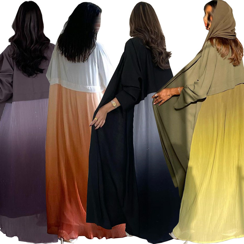 Muslim Women Pleated Abaya Dre - Women Formal Wear Stitching recension och pris