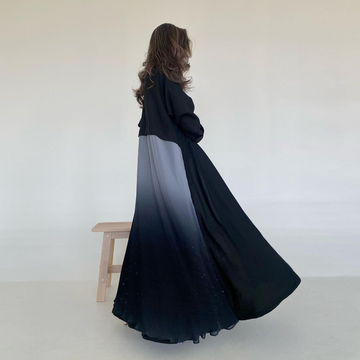 Muslim Women Pleated Abaya Dre - Women Formal Wear Stitching recension och pris
