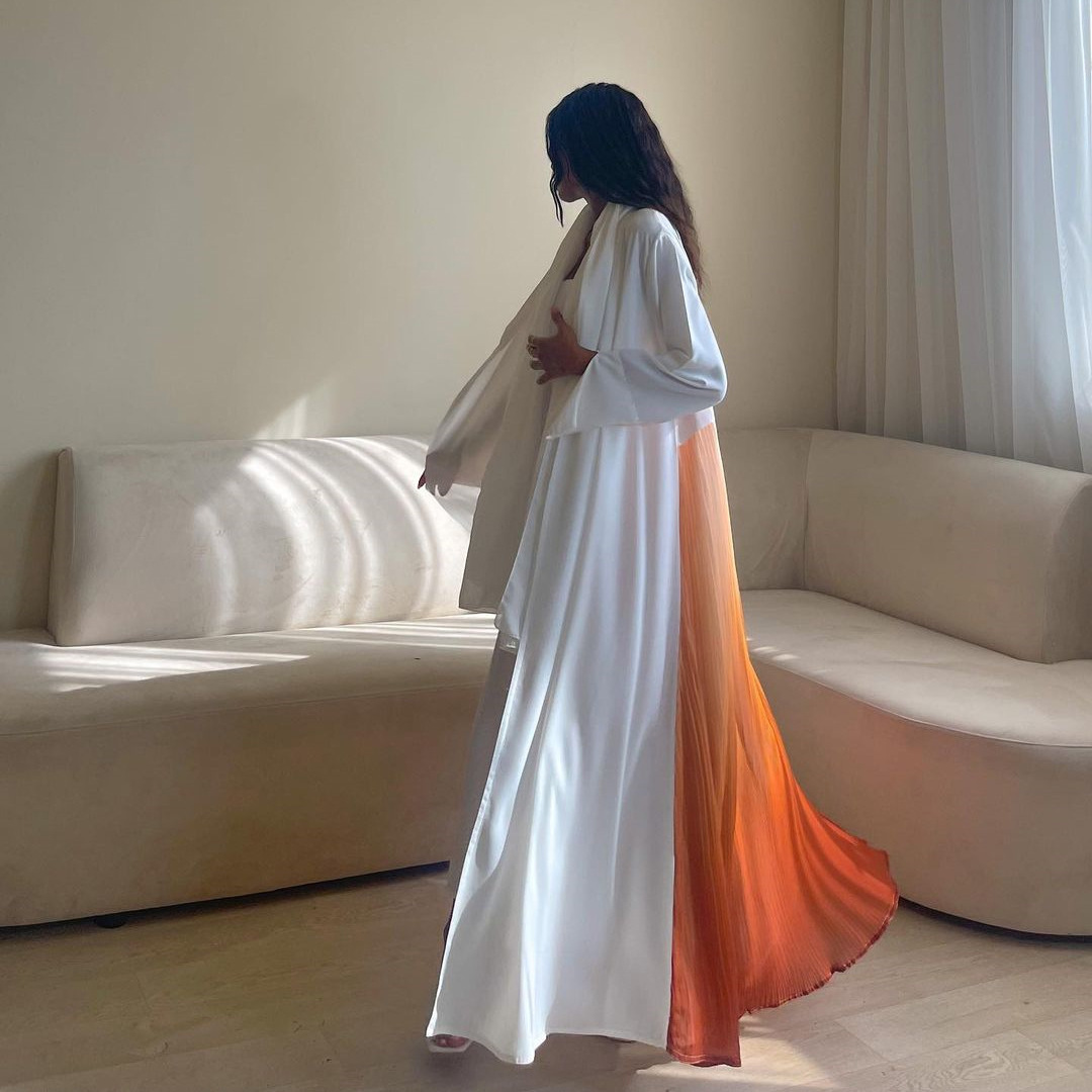 Muslim Women Pleated Abaya Dre - Women Formal Wear Stitching recension och pris